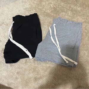 Woman’s Black and Gray Shorts